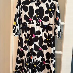The Bettina Tiered Shirt Dress by Maeve